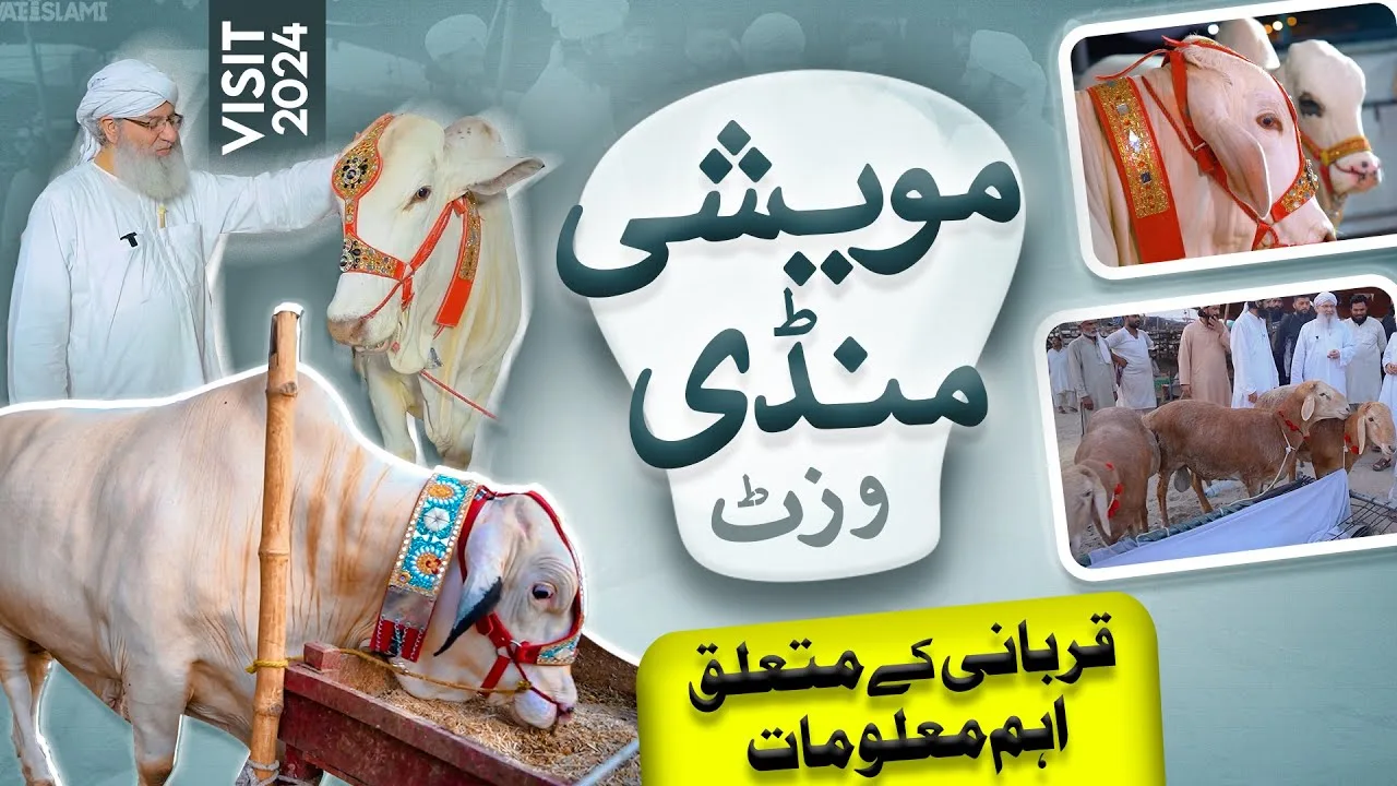 Cow Mandi Visit | Kis Janwer Ki Qurbani Afzal Hai? | Qurbani Say Mutalliq Ehem Malomaat